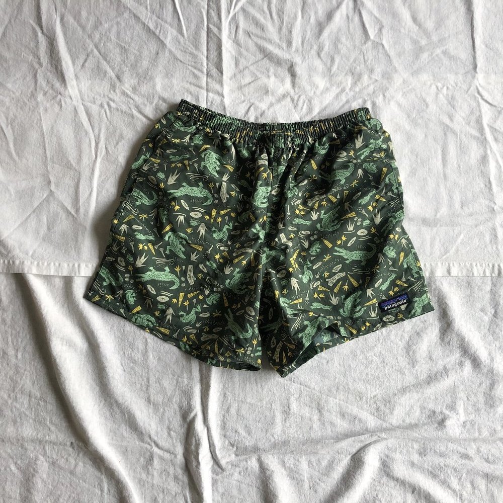 Patagonia Baggies Shorts 5" Alligator Bullfrogs Sm